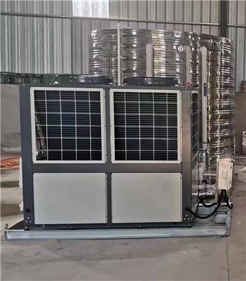 匠奥空气能热泵热水一体机配置常温10匹与10吨水箱一体化安装方便