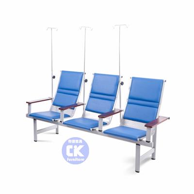 医用四人位木扶手输液排椅候诊椅豪华点滴吊针椅输液椅子等候沙发