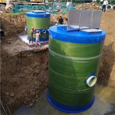 阿克苏 玻璃钢一体化污水提升泵站施工 地埋式一体化污水提升泵站 节省管理成本