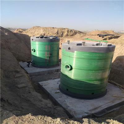 昌吉 污水提升一体化泵站施工 玻璃钢一体化污水提升泵站 优化改善底座结构