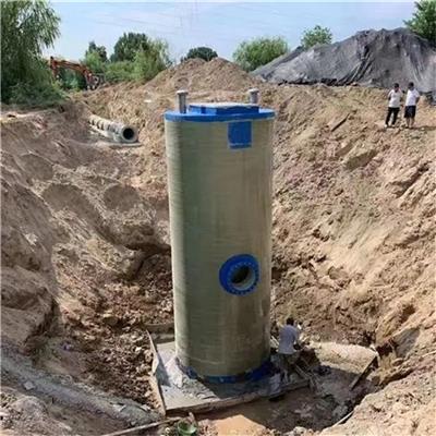 乌鲁木齐 玻璃钢一体化污水提升泵站施工 一体化预制污水提升泵站 采用埋地安装不占地