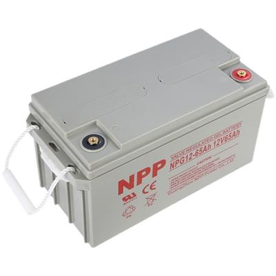 NPP耐普蓄电池NP12-90免维护12V90AH密封阀控式电信系统电池