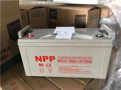 NPP蓄电池NP12-24AH耐普12V24AH紧急照明蓄电池