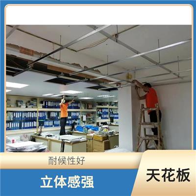 广州客厅天花板定做 线条流畅 安装施工方便快捷