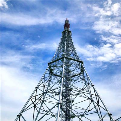 120米电视发射塔 广播电视信号发射塔 楼顶电视信号传播塔
