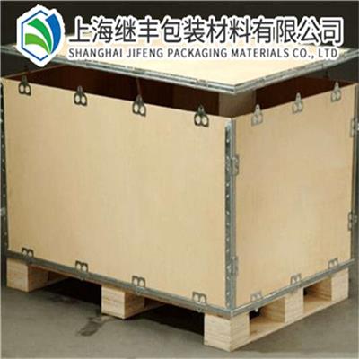 上海奉贤区钢带木箱生产 钢带包边木箱 厂家定制