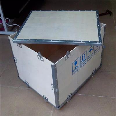 长宁区钢带出口木箱 钢带木箱包装箱 厂家定制