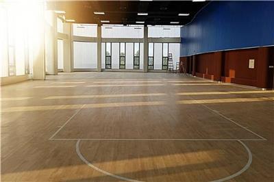 白银正宗体育木地板生产厂家木地板加工厂 运动木地板