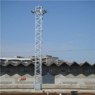 鑫丰 厂家生产固定式煤场投光灯塔 升降式铁路灯塔