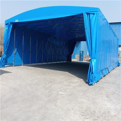 雨棚活动推拉篷 安装便捷 可折叠防渗漏