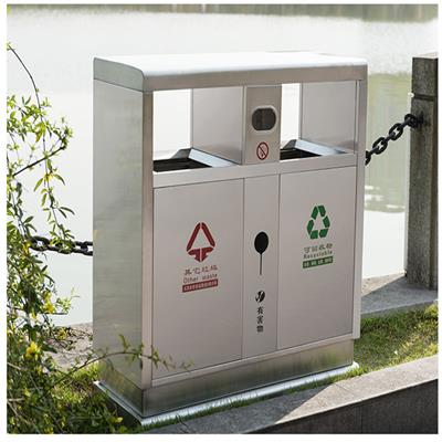 通辽不锈钢垃圾桶箱 可分类投放 便于垃圾清倒