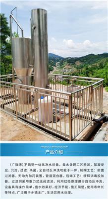 广旗全自动水处理设备 饮用水净化水设 备反渗透RO净水设备