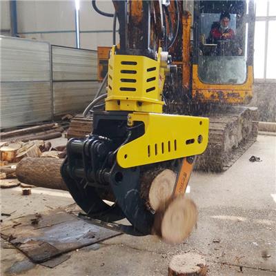 宏苹销售挖掘机抱夹锯 树木砍伐液压抱夹锯 伐木机