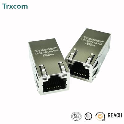 泰瑞康trxcom带弹片网络滤波器rj45插座详情可聊议定速发