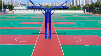 篮球场丙烯酸铺设河北秦皇岛丙烯酸球场地面施工