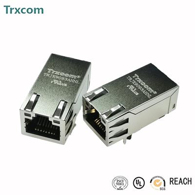 泰瑞康trxcom网络集成元器件rj45插座带滤波规格详谈