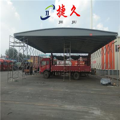 重庆巫溪户外大型推拉棚 篮球场遮阳棚 电动悬空雨棚 伸缩活动蓬