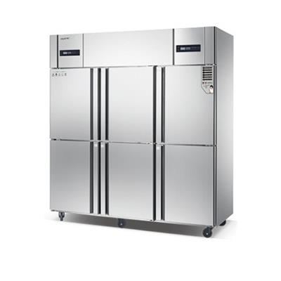 美厨商用冰箱 BRF6六门双温冰箱 厨房冷藏冷冻柜