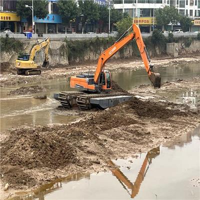 船挖机打桩租赁 温州水上挖机出租租赁 附近