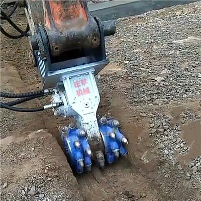 宏苹改装挖掘机铣挖机 单头铣挖头 沟渠护坡开挖铣挖头
