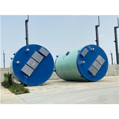 玻璃钢一体化污水提升泵站价格 一体化构造 运行稳定
