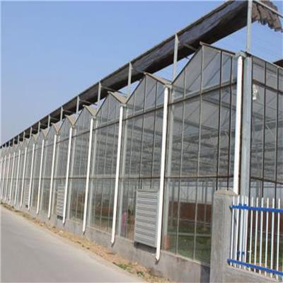 文洛式连栋pc板玻璃温室大棚智能建造苗床设计方案  昌越温室