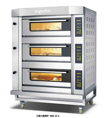 美厨商用烤箱 MZE-3Y-6三层六盘电烤箱 烘焙店三层电烘炉