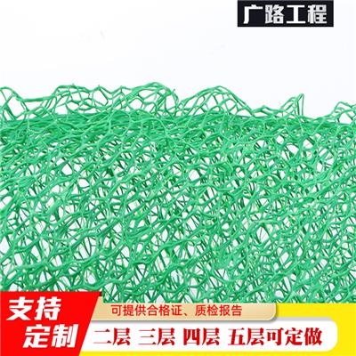 山东广路 三维植被网 三维土工网垫 边坡复绿网