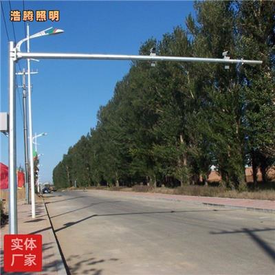 城市道路交通监控杆 6米八棱监控立杆 Q235钢材热镀锌