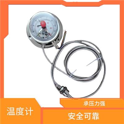 指针式压力式温度计 安全可靠 易于维护