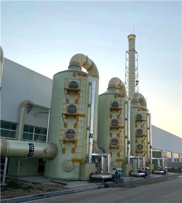 玻璃钢设备 锅炉砖厂脱硫脱硝塔 废气处理一体化净化塔生物除臭箱