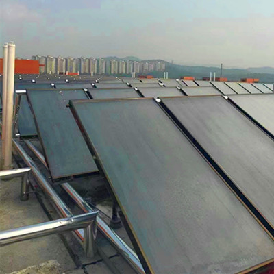 供应工地太阳能热水工程太阳能集热器太阳能热水器平板太阳能