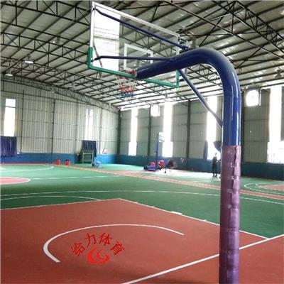 阳江彩色篮球场 涂层质量轻 弹性佳 柔韧性强