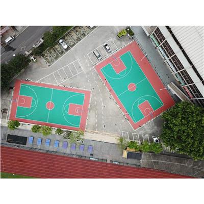 惠州地坪漆篮球场 能耐水冲刷 耐油污厚度均匀