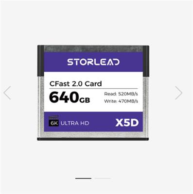 STORLEAD 全新一代主控 X5D CFast 2.0 Card存储卡