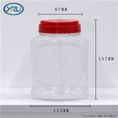 1.1L食品罐 食品瓶 pet塑料瓶 食品包装瓶 坚果罐广口瓶