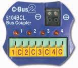 5104BCL 4路总线耦合器施耐德C-BUS奇胜总线协议系统智能照明智能灯光控制BUS总线