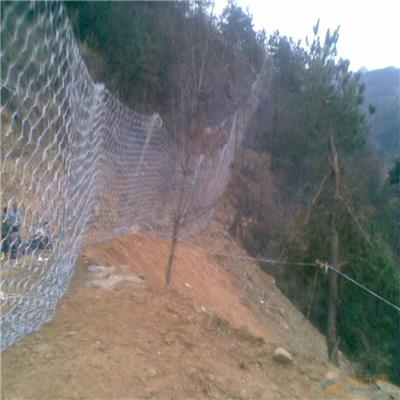 边坡拦石被动防护网价格 稳定性好 防止土石流和滑坡