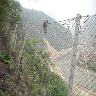 钢绳被动网定制 强度高 确保边坡的安全性