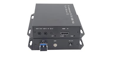 VGA光端机无压缩光纤延长器单模单纤高清带光纤延长20KM