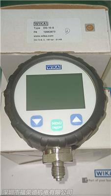 WIKA威卡DG-10-S液体气体测量机械工业数显压力表 量程100bar