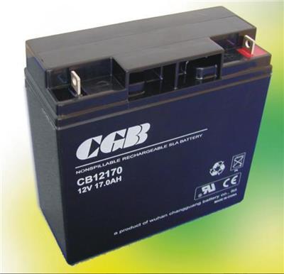 CGB蓄电池12V17AH动力蓄电池发电机储能机房实验室通信应急灯蓄电池