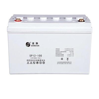 圣阳蓄电池SP12-100 阀控密封式铅酸免维护12V100AH UPS/EPS通信