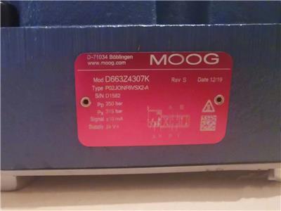 MOOG穆格伺服阀D661-4651电动铸铁液压伺服阀工程设备现货