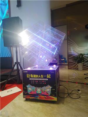 洛阳市音乐节舞台氛围道具电子喷花机 水晶魔方启动出租