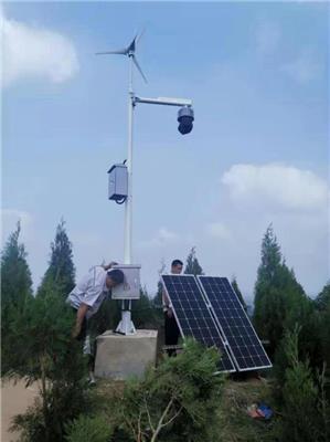 太阳能监控供电系统4G无电没网12V摄像头24V球机光伏发电锂电设备