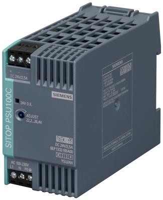 6EP1332-5BA00西门子SITOP PSU100C 电源，单相 DC 24 V/2.5 A