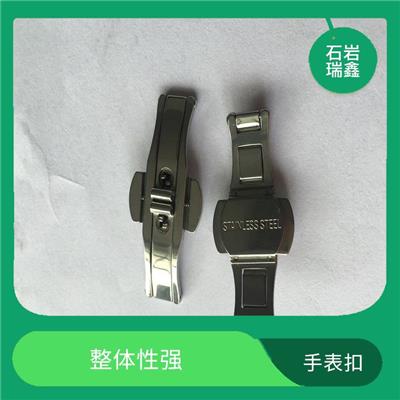 不锈钢表扣表带配件蝴蝶双按手表扣价格 整体性强 不易脱落或松动