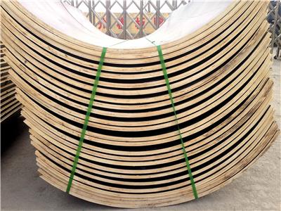 弧形模板 木质圆柱模板大小直径有 用于混凝土浇筑成型使用