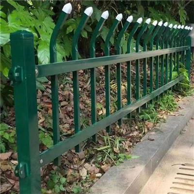 安装园林铁艺草坪护栏/户外栏杆加工绿化带栅栏